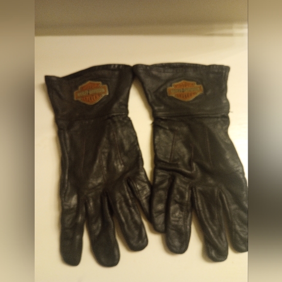 Harley Davidson women's vintage motorcycle gloves - Picture 1 of 11